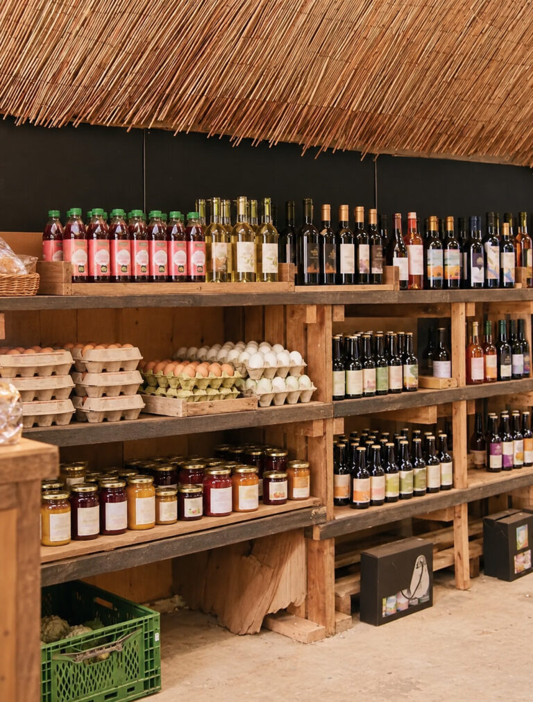 Streekproducten in de winkel